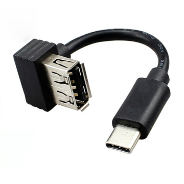 USB A Female to C Male OTG Cable